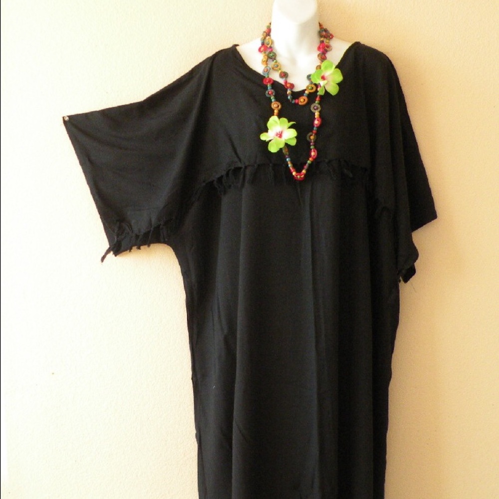 Plus Size Kaftan Kimono Maxi Hippy Caftan Dress